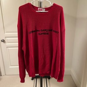 Supreme Comme des Garcons Shirt Sweater